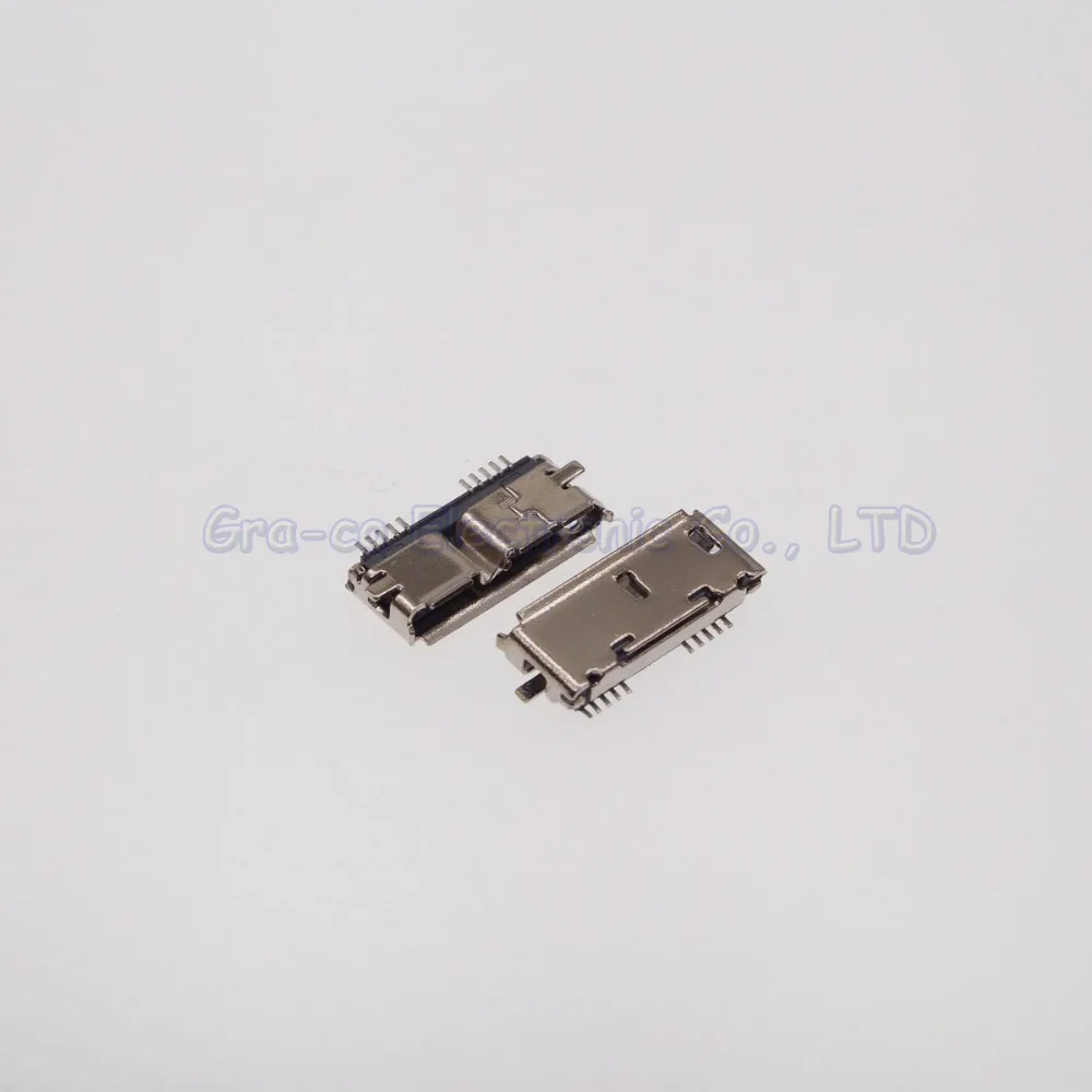 100 шт. Micro 3 0 usb Разъем Мобильный жесткий диск интерфейс micro гнездо SMD B Тип|connector