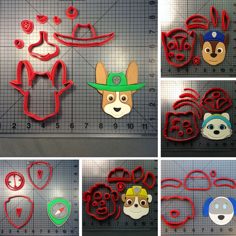 

Cartoon TV Character Cookie Cutter Baking Tools 3D Printed Fondant Cupcake top Cake Baking Cutters Tools Cake Mould High Quality