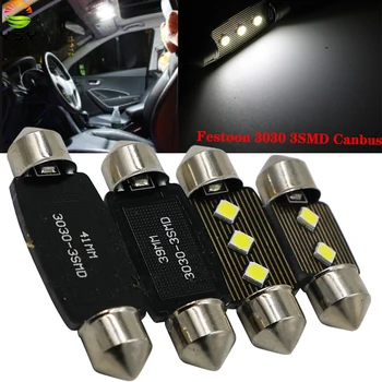 

YSY 100X Super bright 31mm 36mm 39mm 41mm C5W C10W 3030 LED CANBUS Car Festoon Light Auto Interior Dome Lamp Reading Bulb DC12V