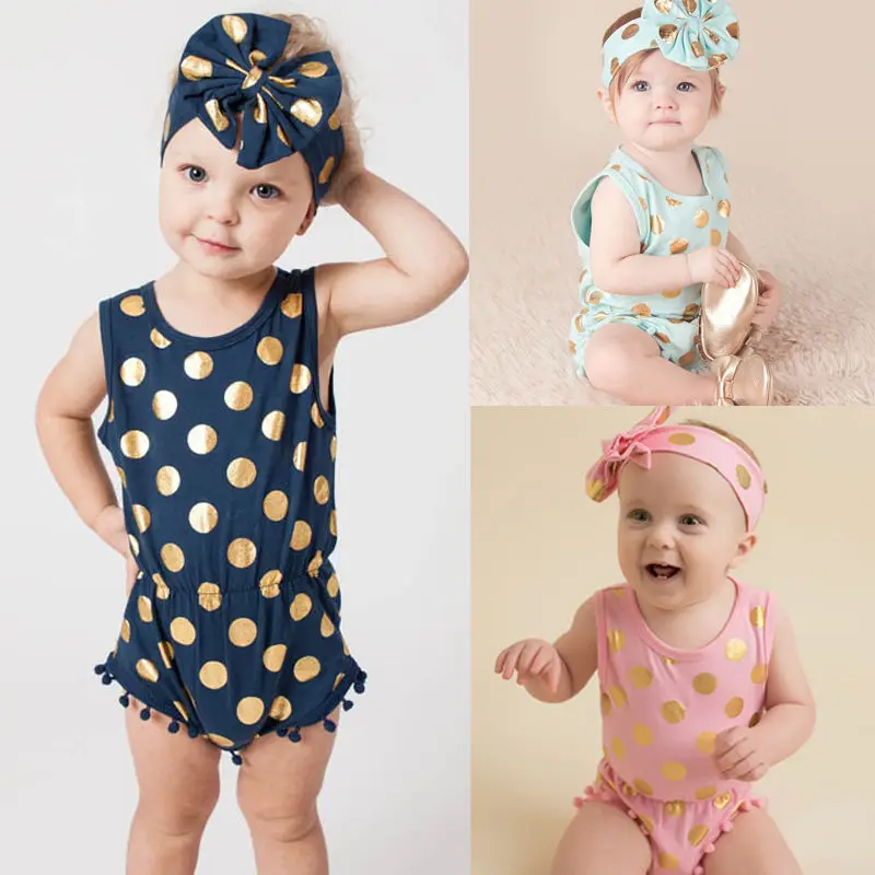 Newborn Baby Boy Girl Tassels Summer Romper Bodysuit Playsuit Clothes Outfit Set