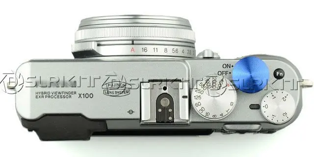 Синяя мягкая кнопка для Leica Contax Fujifilm X100 Размер: S