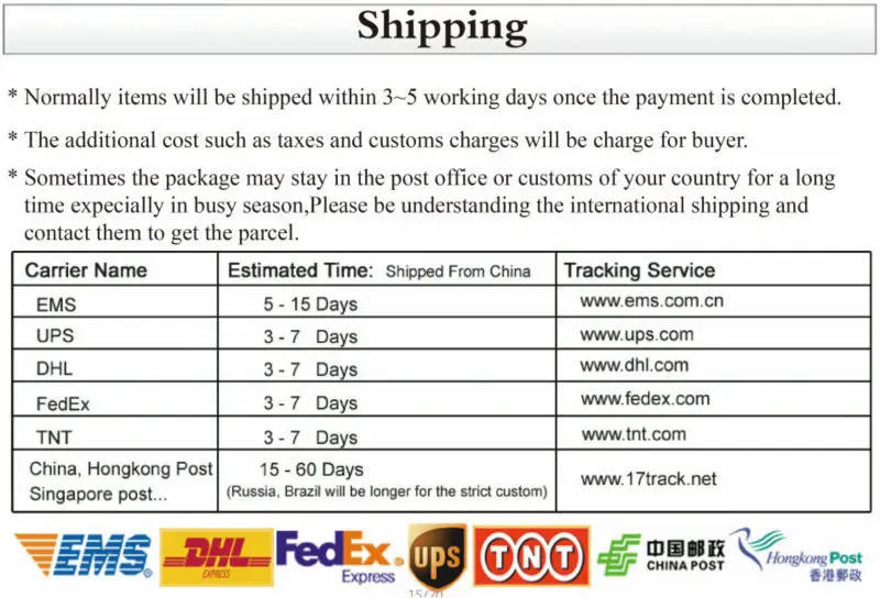 Shipping
