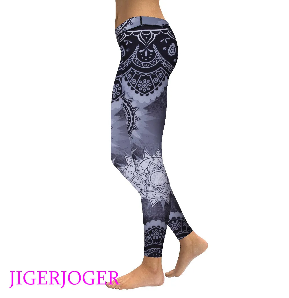 High waist grey mandala legging 4_