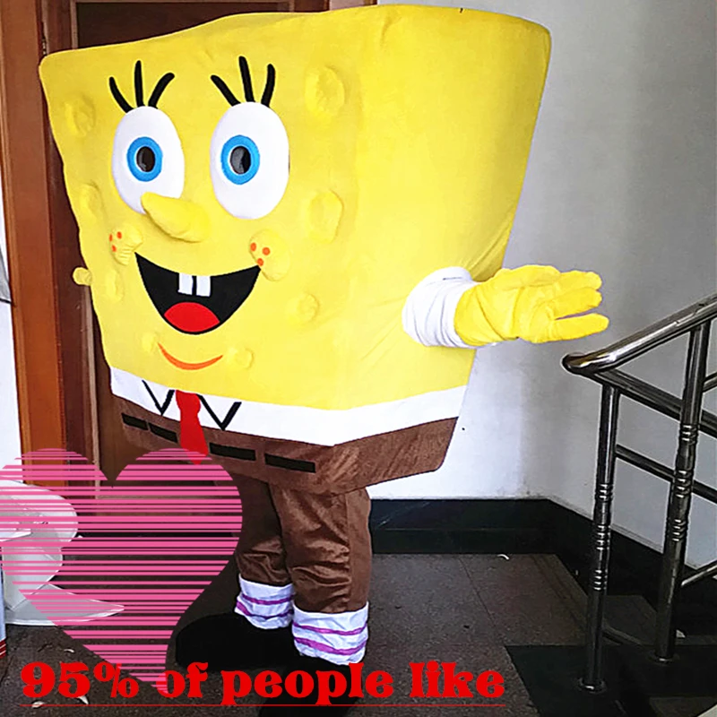 High quality of Spongebob Mascot Costume Sponge Bob Mascot Costume for