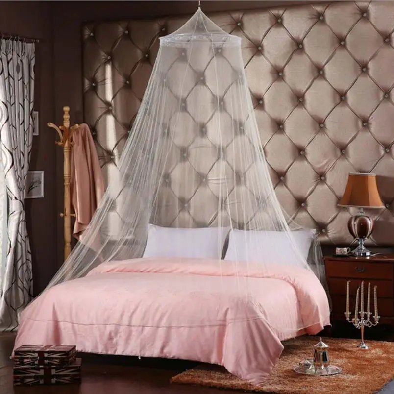 Ouneed Мода Принцесса купол сеть от комаров дом Крытый открытый игровая палатка кровать навес защита от насекомых падение shiipping Q10 30 - Цвет: Белый