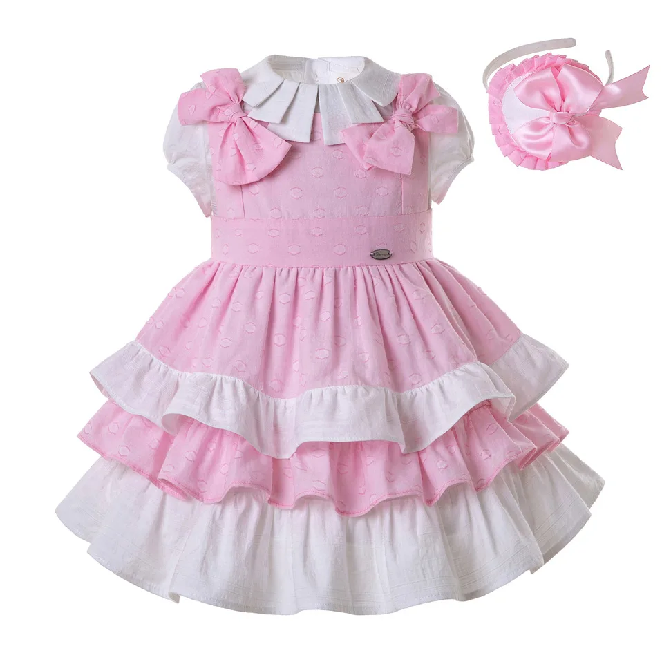

Pettigirl Wholesale Girl Clothing Set with White Girls Blouse and Sumemr Dress Children Clothes Headband G-DMCS201-B505