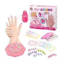 Kawaii дети младенцы малыш дизайн ногтей Красота принцесса девочка игрушка ремесло ручной работы ролевые игры макияж игровой набор косметические игрушки