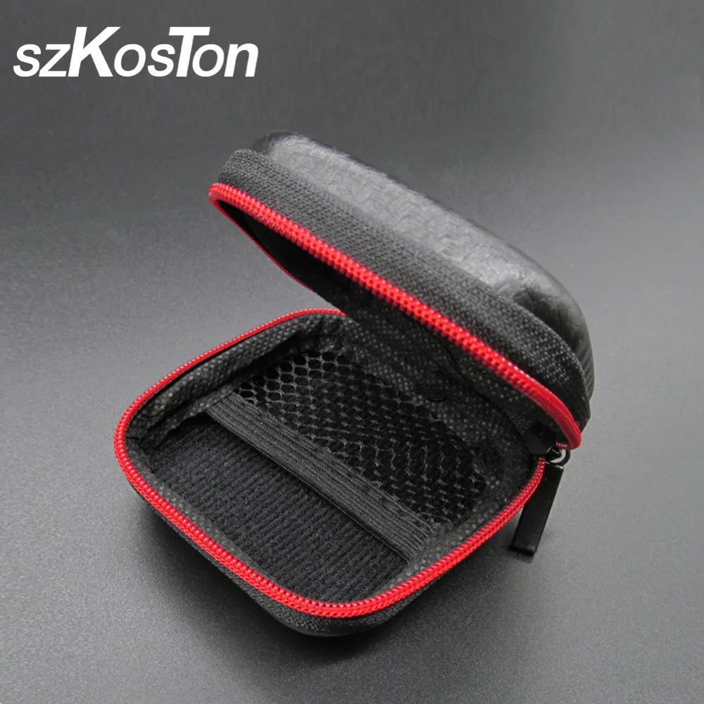 

2018 Fashion Earphone Case Mini Headphone Box Headset Case Fiber Zipper Storage Box Hard Bag For Earphones SD TF Cards USB Cable