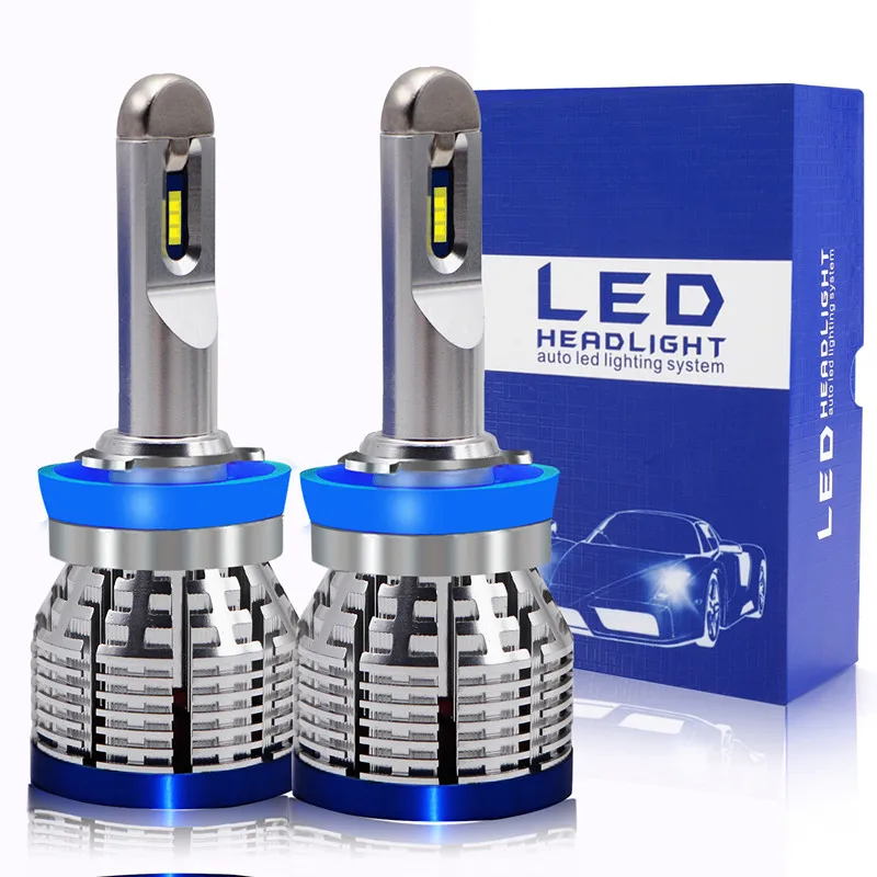 

Mini Size 1set H1 H4 H7 H8 H9 H11 9005 HB3 9006 HB4 H10 H16JP White 6000K 20000LM LED Bulb Car Headlight Kit