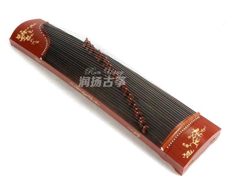 Старшие красные деревянные игры guzheng Аутентичные Музыкальные инструменты EMS