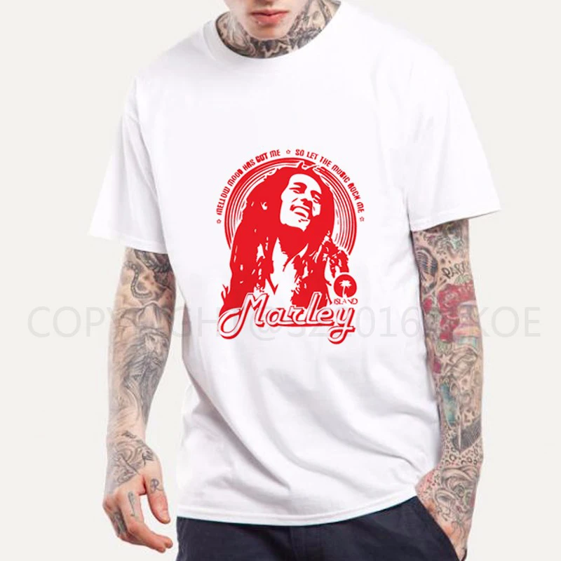 

Bob Marley tshirts Very Popular Hip Hop Style T-shirt Men 3D Print Tops Tees summer white top men t-shirts streetwear