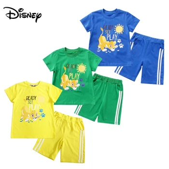 

Disney cartoon suit 2019 summer new children's short sleeve suit casual two-piece suit