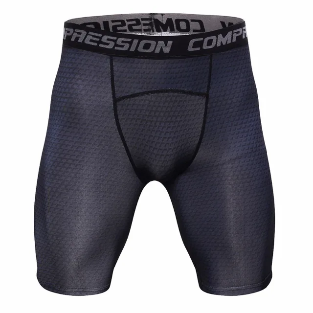 2018 Beach Summer Compression Shorts Men Fashion 3D Print Short Leggings Crossfit Joggers Quick-drying Skinny Fitness Shorts Men