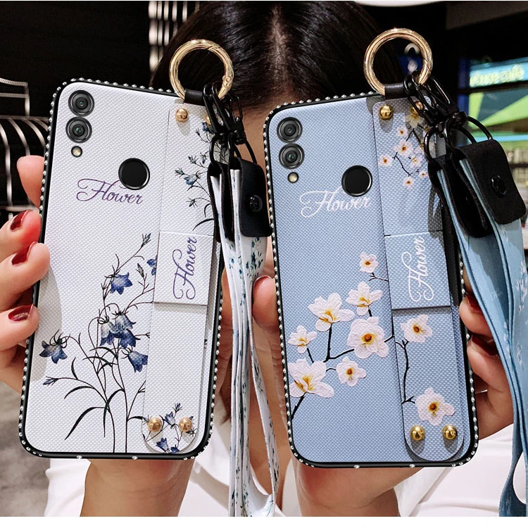 Чехол для Huawei Honor 6X 7X 8X Max 7C 8A Модный чехол с браслетом со стразами huawei honor 10 9 8 Lite 9N