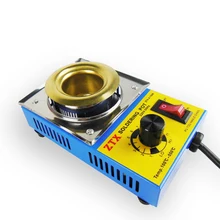 ZTX Бессвинцовая, регулируемая, расплавленная Оловянная плита, маленький титановый сплав 150-300 Вт, паяльная машина для пайки флюса