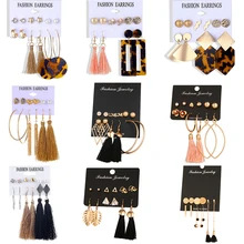 Модный дизайн длинные серьги с кисточками для девушек и девушек богемный кулон из сердца с цветами модные тканевые женские ювелирные изделия