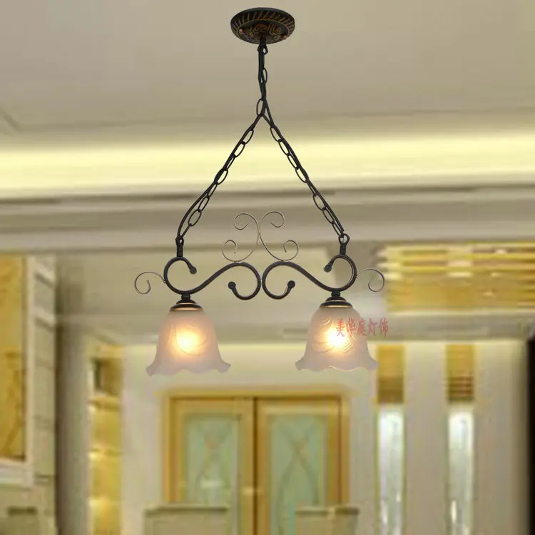 

new lamps Shipping European iron lamp chandelier simple living room bedroom antique art lighting lamp ZX7