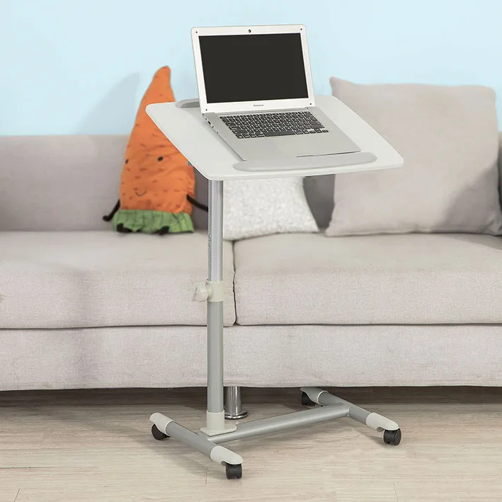 SoBuy Height Adjustable Home Nursing Table Bed Sofa Side Table Laptop desk office Furniture FBT07N2-W