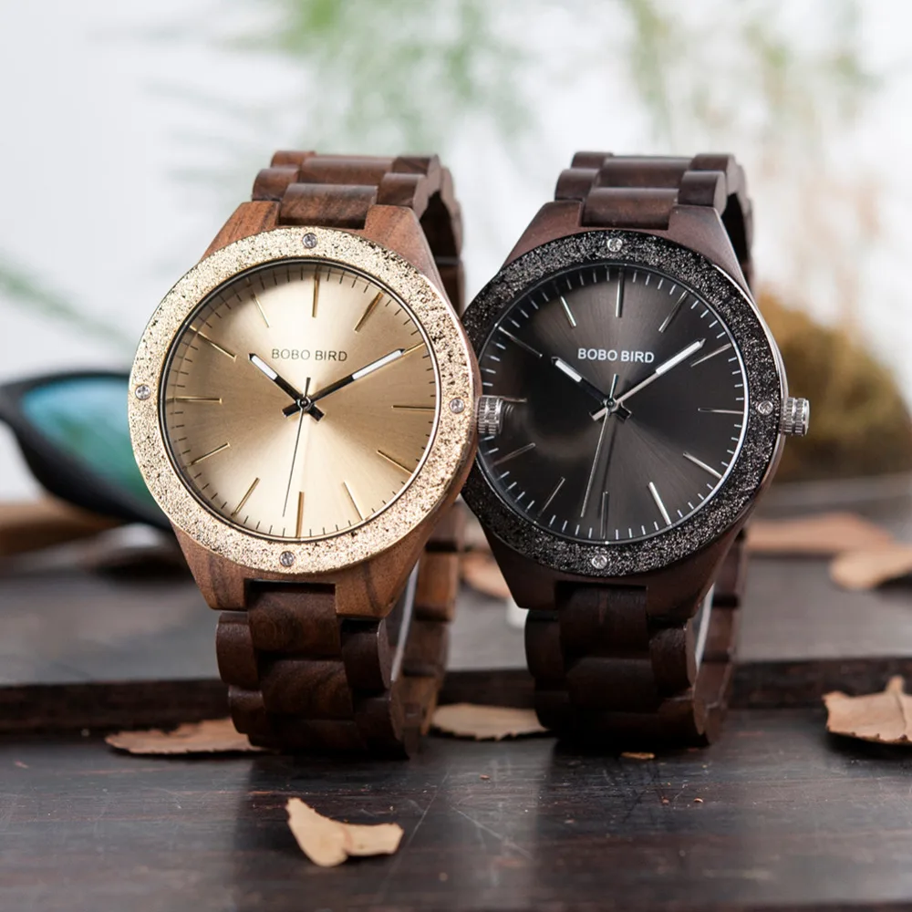 BOBO BIRD L-P05-1-2 Luxury Design Men Wooden Watches Personalize Drop Shipping Watch Male Relogio Masculino