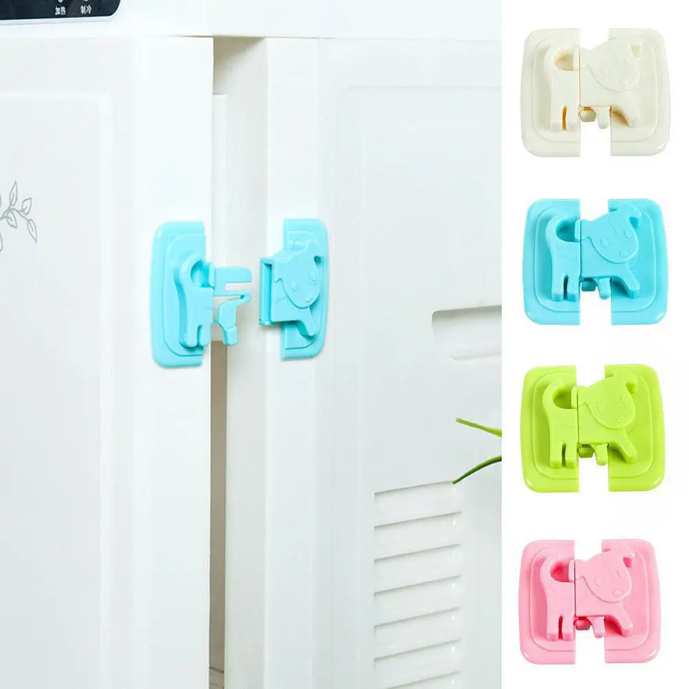 Baby Kid Child Pet Proof Door Fridge Cupboard Cabinet Drawer Safety Lock Latches