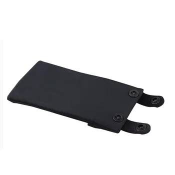 

Outdoor Sports Wrist Bag Elastic Close-Fitting 7 Inch Black Solid Color Mini Key Mobile Phone Bag