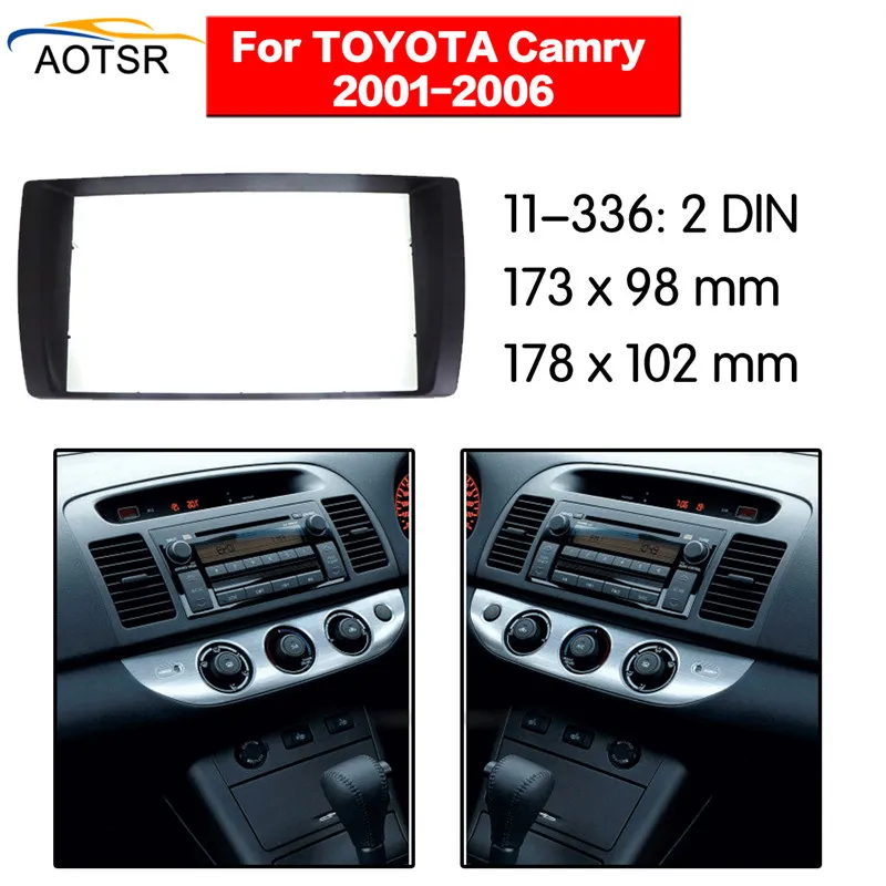 Радио панель для Toyota Camry 2001 2002 2003 2004 2005 2006 панель автомобильная стереосистема Радио Установка приборной панели