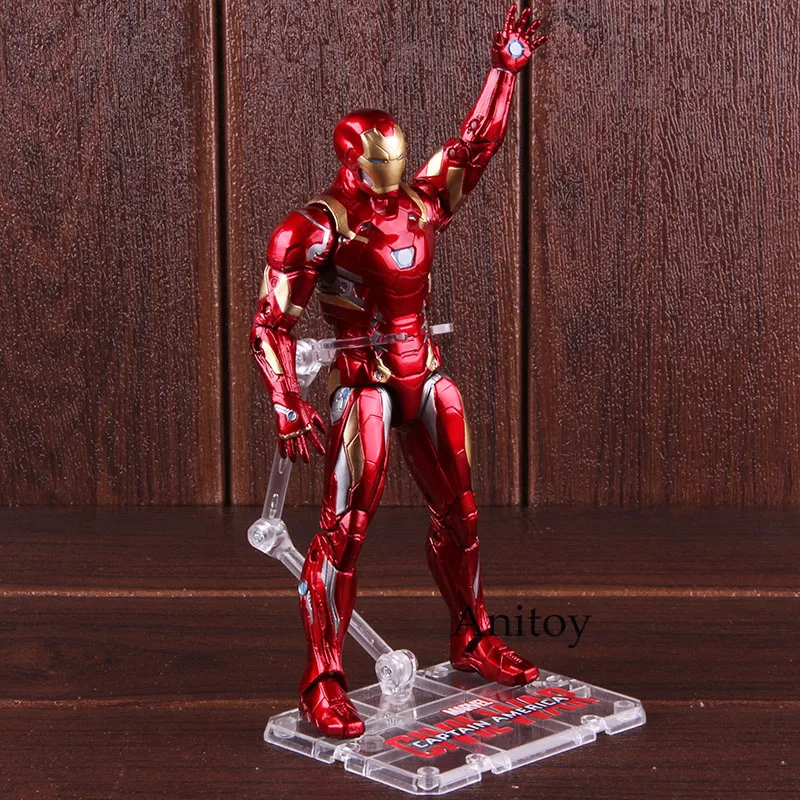 Капитан Америка, фигурка железного человека, фигурки из ПВХ Marvel, фигура Мстителей, Коллекционная модель игрушки 17,5 см