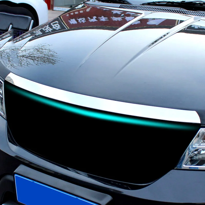 

AX Front Hood Bonnet Grill Grille Mesh Chrome Cover Trim Car Molding For Dodge Journey Fiat Freemont 2009 - 2018 2015 2016 2017