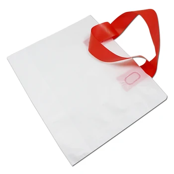 

25Pcs/lot Colorful Plastic Handling Packaging Bag Clothes Grocery Shopping Package Bag Festival Event Crafts Gifts Packing Pouch