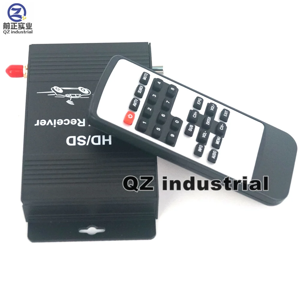 

QZ industrial free shipping for Car DVD Media player Global ISDB-T Digital Television Standard Digital TV receiver box