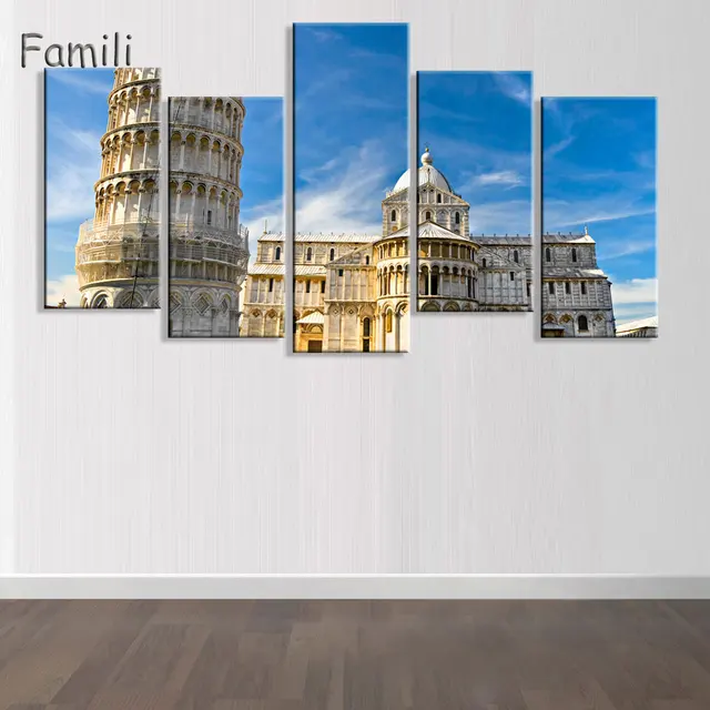 5pane tuscany italy meadows flowers nature landscape living room