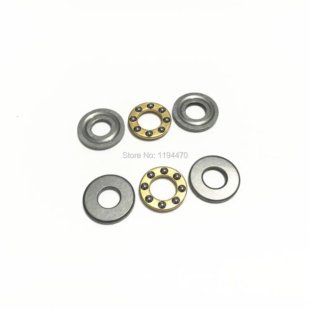 

5pcs/Lot F2.5-6M 2.5x6x3 mm Axial Ball Bearing Thrust Bearing 2.5mm x 6mm x 3mm Miniature Plane Bearing 3-Parts
