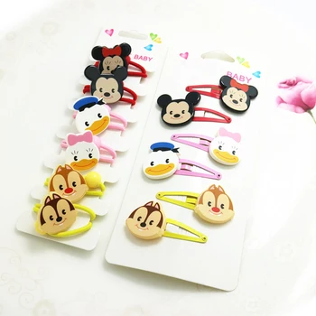 

New Children's bangs hairpin Cute Printed BB Hair Clips Girls Hair Accessories Children Headwear Baby Hair Clips