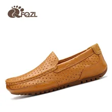 Новые модные мужские туфли лоферы из натуральной кожи; мужская обувь дышащая обувь; zapatos hombre; Мокасины с круглым носком; сезон весна-осень