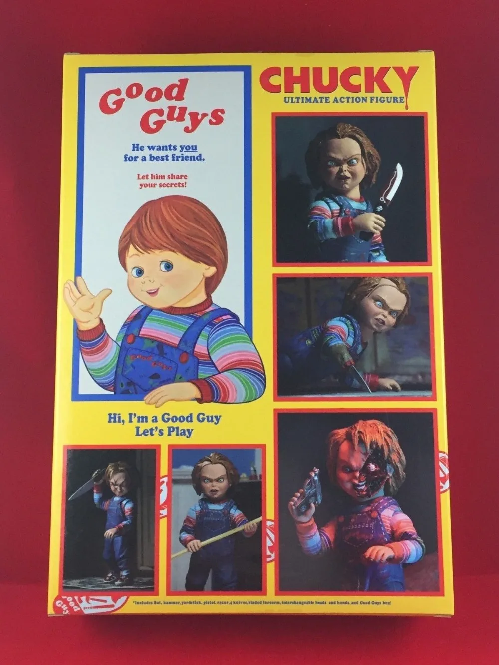 Горячая Распродажа Классические ужас фильм детская игра Good Guys Ultimate Чаки NECA 10 см