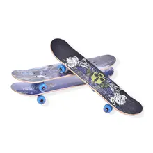 31.5 Inch Maple Wood Deck Skateboard Skate Board Double Rocker Road Street Longboard 4 Wheels Four-wheel Warped Plate