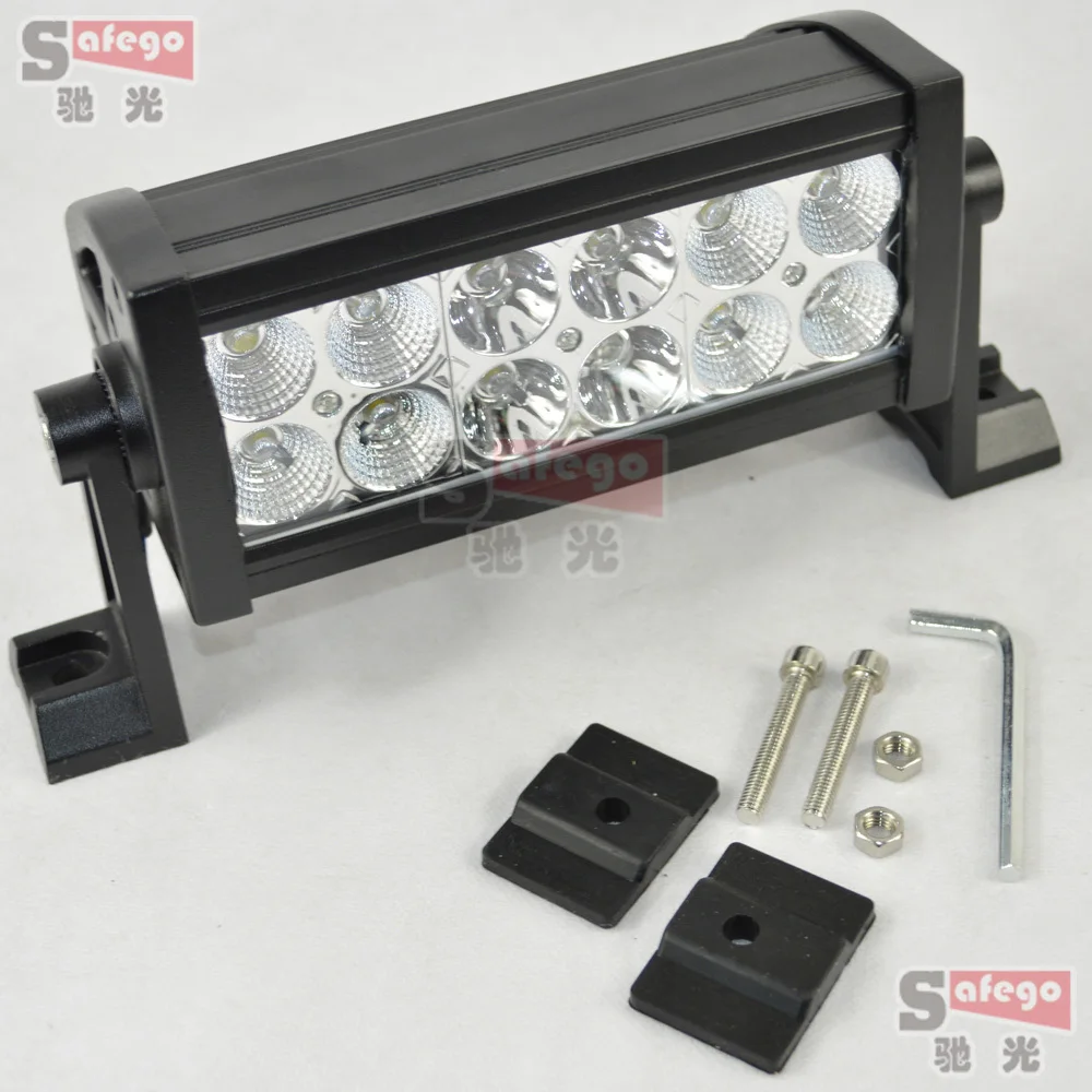 

12pcs 36w led light bar combo beam 36w led off-road 7.5 inch 36W led work lights bar 36w led bar suv atv