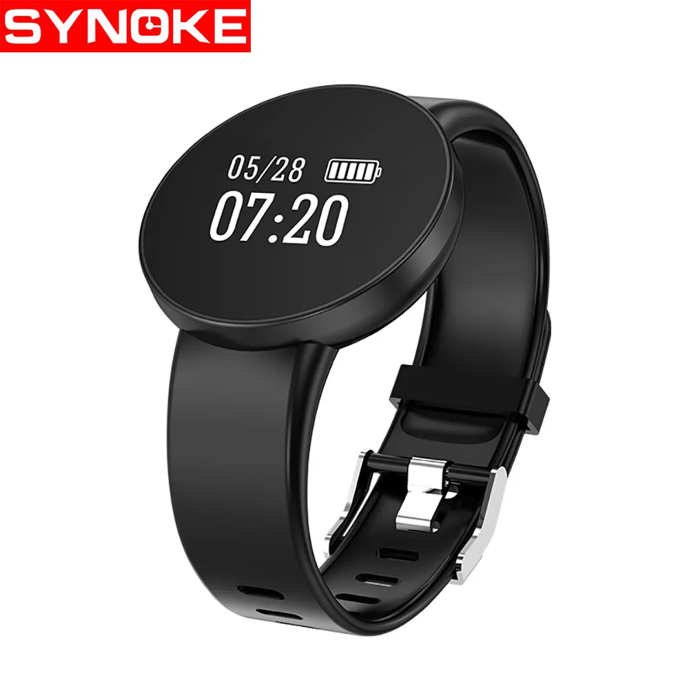 

SYNOKE Bluetooth Smart Watch Women Sports Waterproof Heart Rate Monitor Sleep Monitoring Smartwatch Connect IOS Android Phone