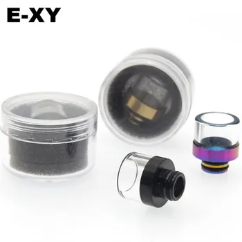 

E-XY 510 Stainless Steel + Glass Drip Tip For E Cigarette Vape Tank RDA RTA RBA Atomizer DIY Vaporizer for vape