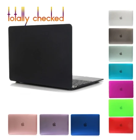 3 в 1 Кристальный/матовый чехол для Apple Macbook Air Pro retina 11,6 12 13,3 15,4 13 15 дюймов с сенсорной панелью сумка для ноутбука