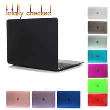 3 в 1 Кристальный/матовый чехол для Apple Macbook Air Pro retina 11,6 12 13,3 15,4 13 15 дюймов с сенсорной панелью сумка для ноутбука