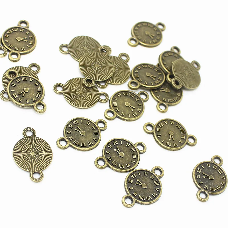 Live in the moment LCON489GOLD Gold Connector Stainless Steel Charms