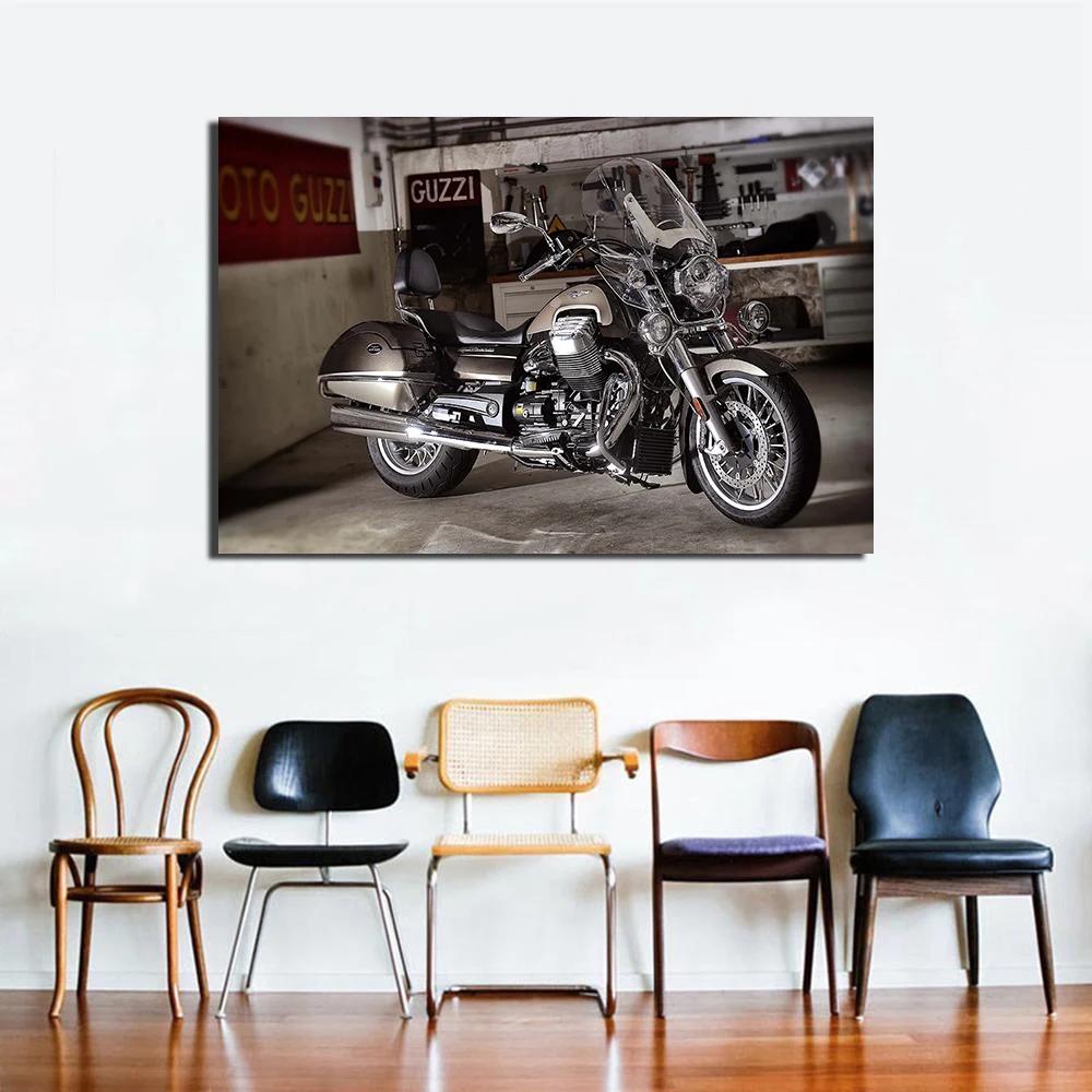 Moto Guzzi California 1400 постер на мотоцикле Картина холсте украшение стену картина для