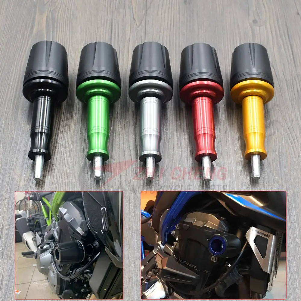 Protezione Anticaduta Per Telaio Di Protezione Anticaduta Per Telaio Di Protezione Anticaduta Cnc Per Kawasaki Z900 2017 2018 Z250 Z300 Z650 V650