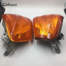 Cafoucs передняя левая правая сторона желтые угловые светильники сигнальные лампы для Mercedes Benz W202 C-Class A 2028260943 2028261043