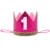 Cute Baby Birthday Party Cap Boys Girls Priness Crown Number 1st 2 3 Year Old Party Hat Glitter Birthday Headband Shower