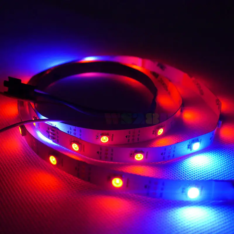 Новая версия 5 м SK6812 30 пикселей светодиодсветодиодный s WS2812B WS2811 5050 RGB цифровая