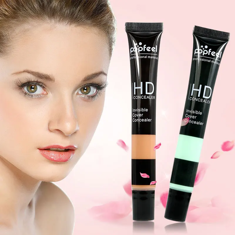

Popfeel 1pc Liquid Concealer High Definition Liquid Concealer Face Foundation Makeup Corrector Base 5 Colors Hot Sale TSLM2