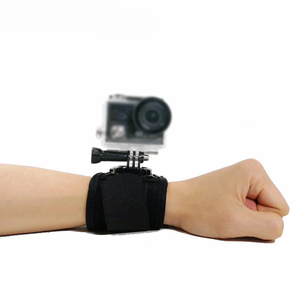 High quality 360 Degree Rotation Wrist Hand Strap Band Tripod For Gopro Hero mi SJCAM SOOCOO Action Camera | Электроника