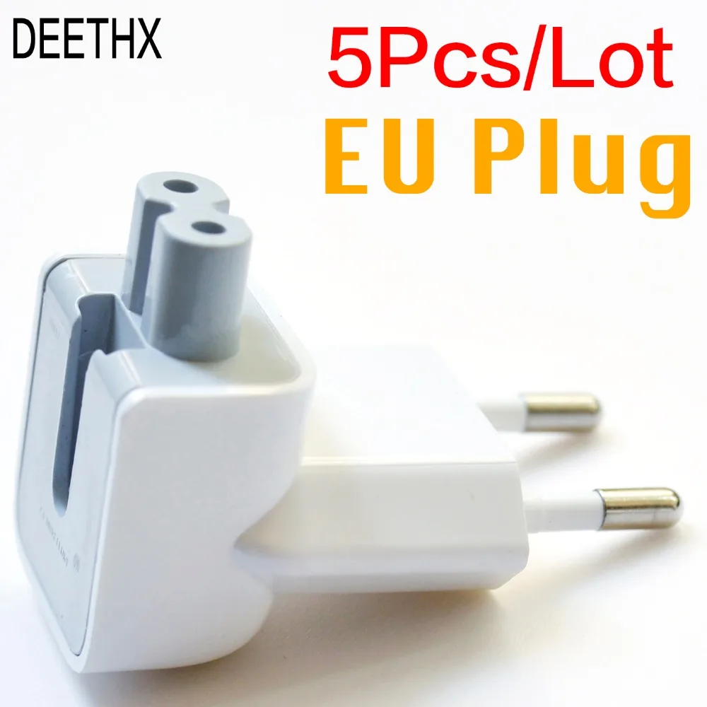 New 5PCS/Lot EU Plug Charger Converter Adapter for Apple MacBook,For